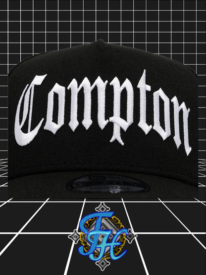 New Era Compton 'Homage' 9FORTY A-Frame Snapback Black